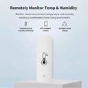 Smart Temperature Humidity Sensor Voice Control Hygrometer