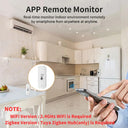 Smart Temperature Humidity Sensor Voice Control Hygrometer