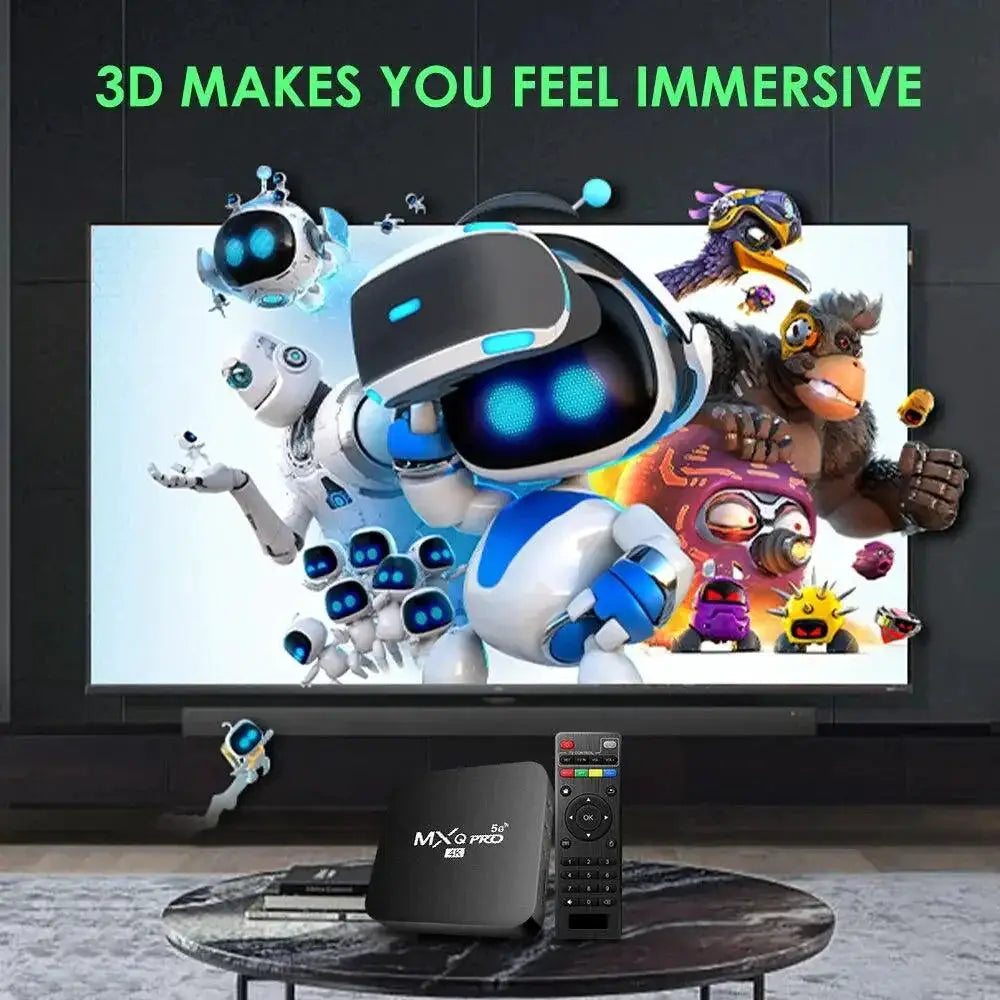 Smart MXQ Pro Ultimate 4K Android TV Box Entertainment