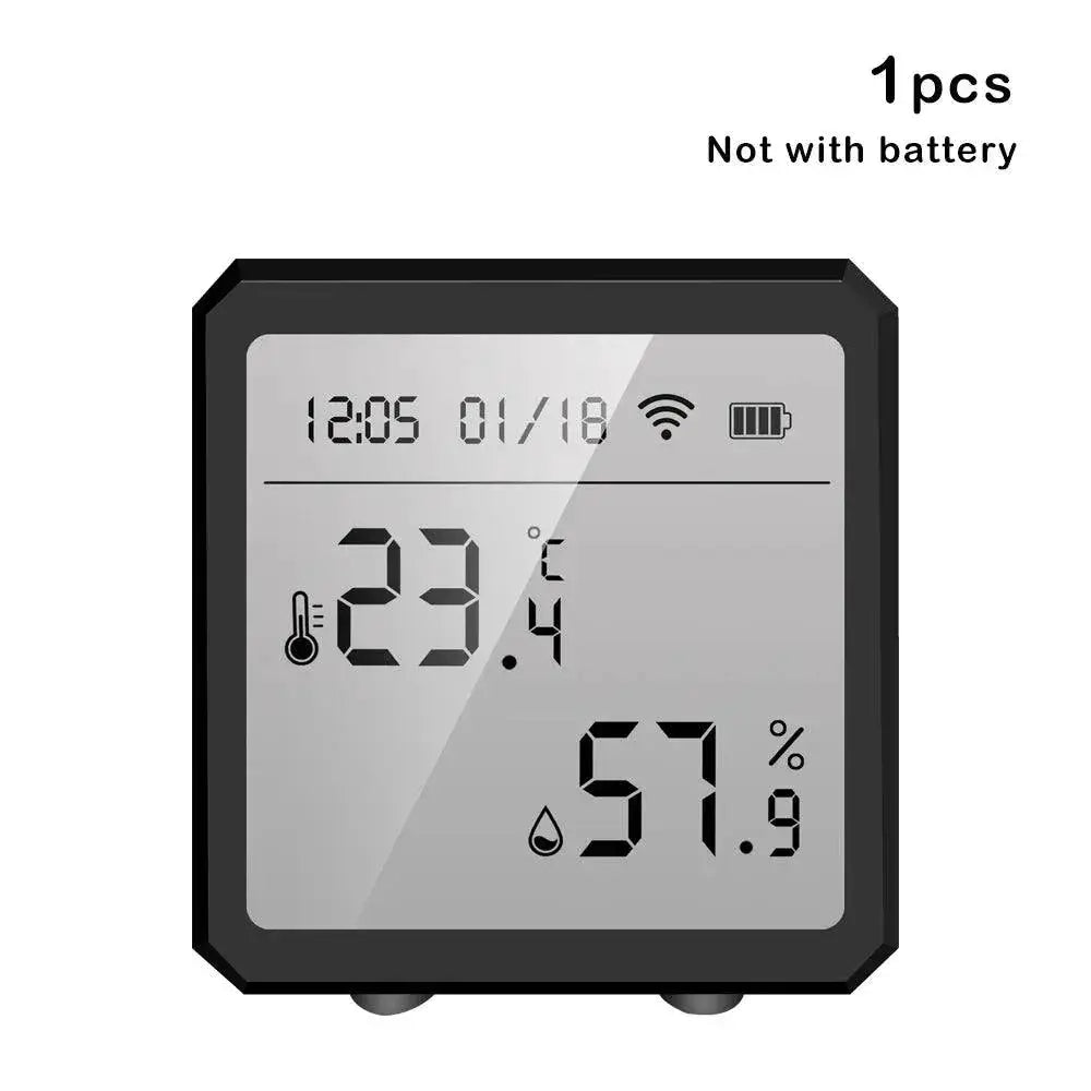 Smart WiFi Temperature Humidity Sensor With Voice Control