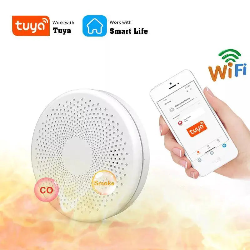 Smart WiFi Carbon Monoxide Detector With Real Time Alerts
