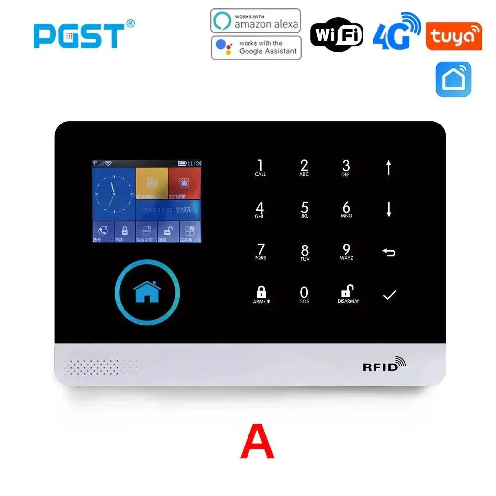 Smart WiFi Security System With Pet Friendly Sensor Camera