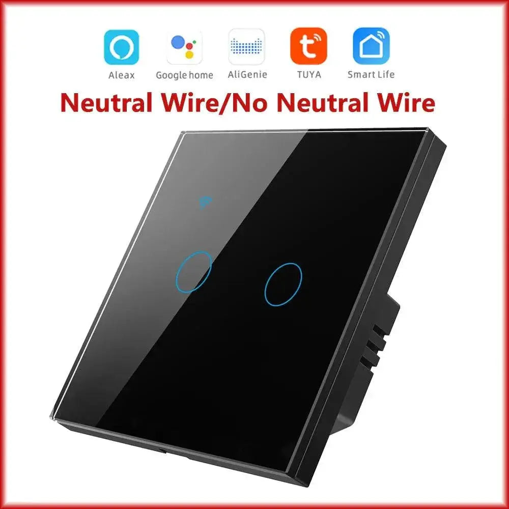 Smart WiFi Touch Light Switch Alexa Google Home Control