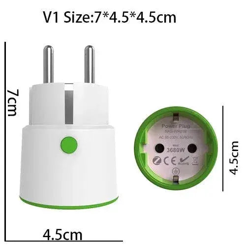 Smart Zigbee Plug Socket With Energy Monitor And Timer