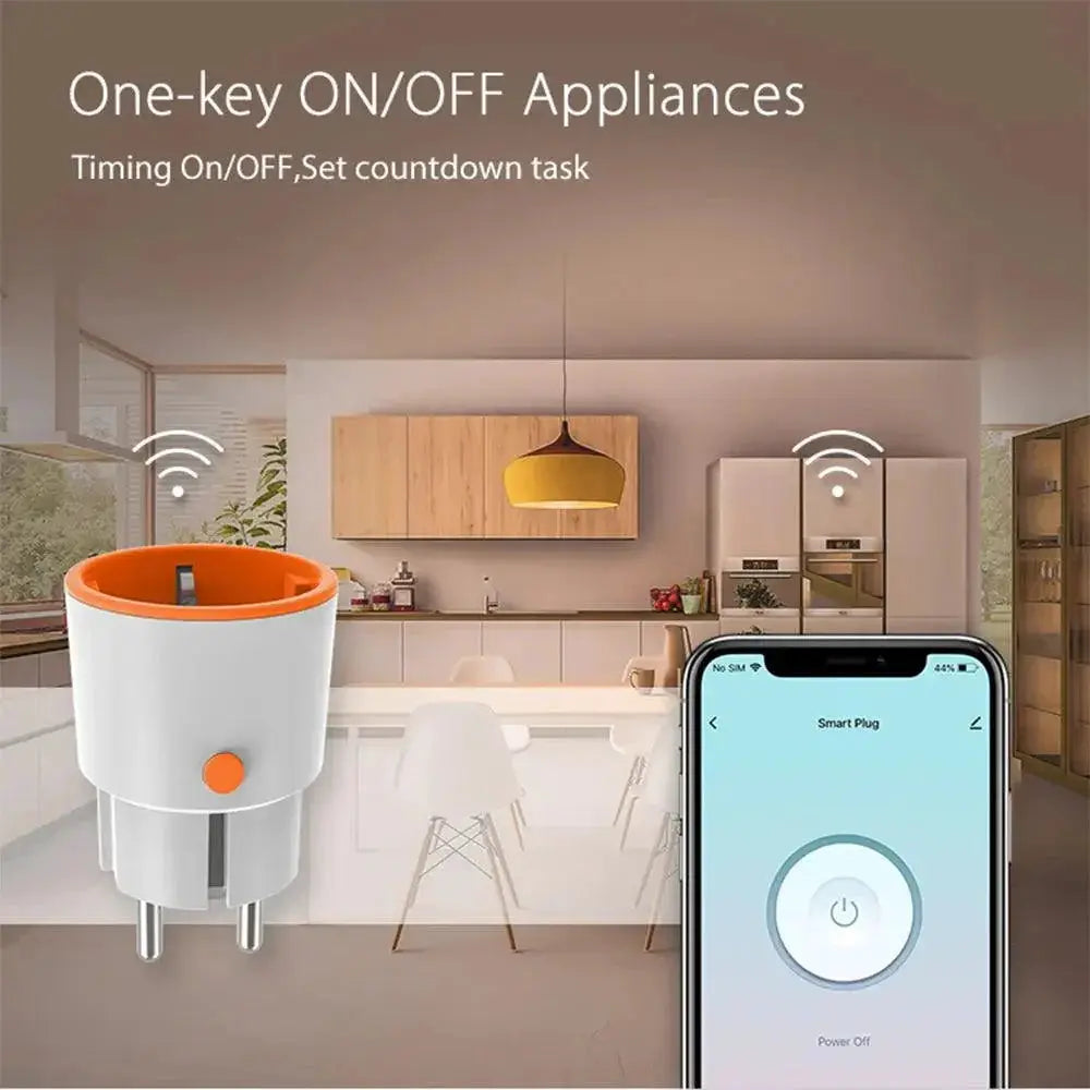 Smart Zigbee Plug Socket With Energy Monitor And Timer
