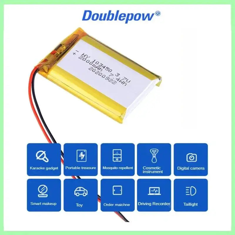SMARTOOOLS 2000mAh Lithium Polymer Battery Rechargeable