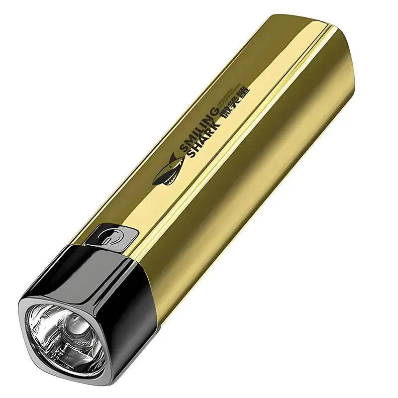 Smile Shark LED Flashlight Power Bank Portable Strong Light