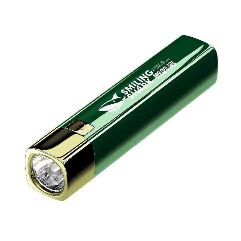Smile Shark LED Flashlight Power Bank Portable Strong Light