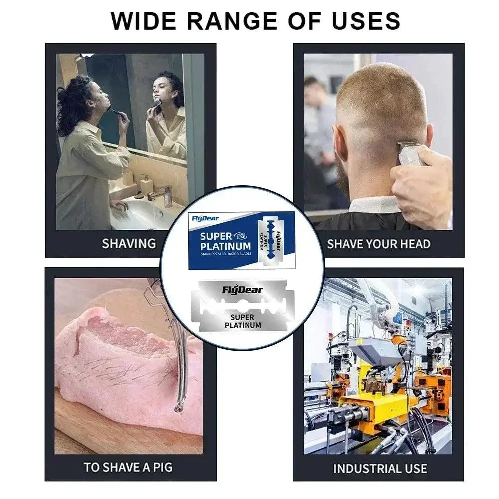 Smooth Shave Stainless Steel Men's Razor Blades Precision