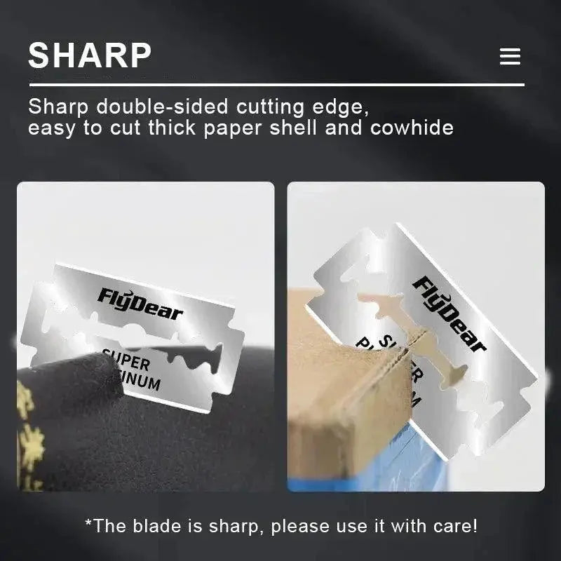 Smooth Shave Stainless Steel Men's Razor Blades Precision