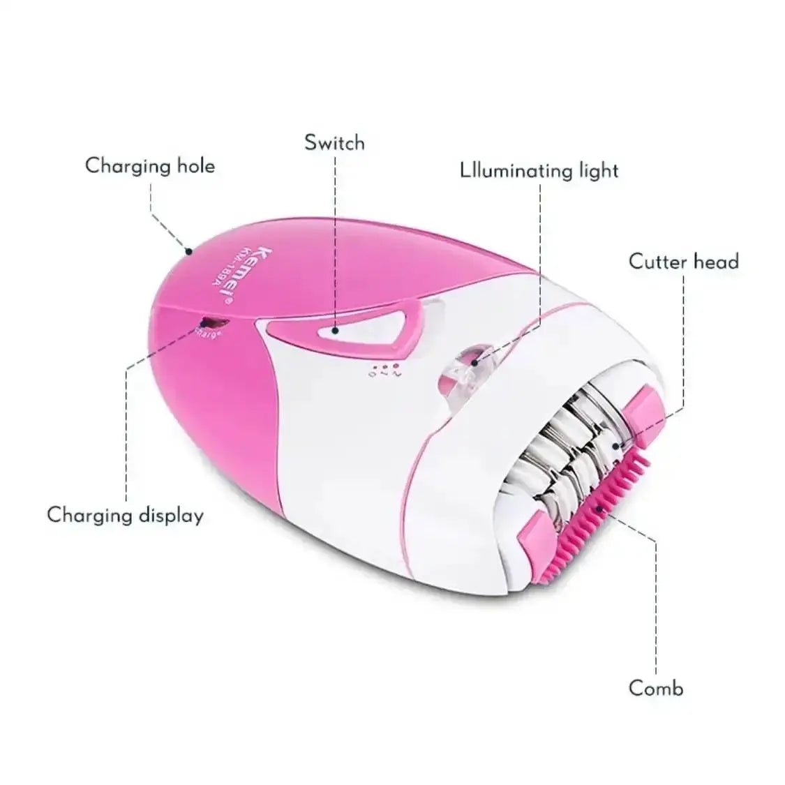 Smooth Skin Epilator for Face and Body