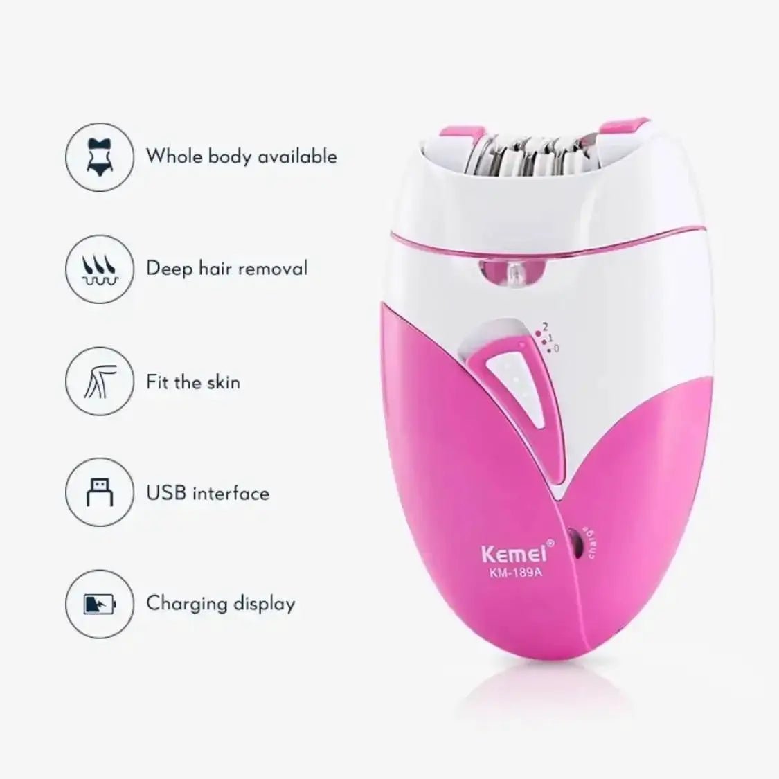 Smooth Skin Epilator for Face and Body