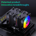 SNOWMAN RGB CPU Cooler High-Performance Gaming Fan 49W