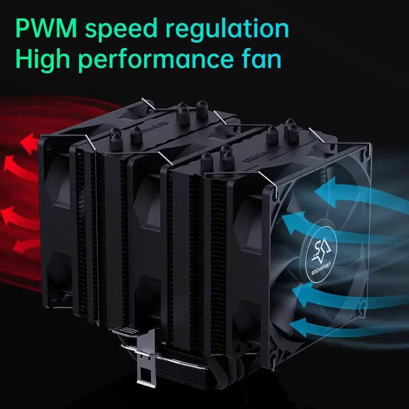 Snowman RGB CPU Cooler High Performance Gaming Fan 49W