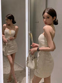 Socialite Tube Top Dress for Elegant Banquets and Parties