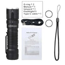 Sofirn SC33 LED Flashlight High-Powered USB C Torch 5200lm