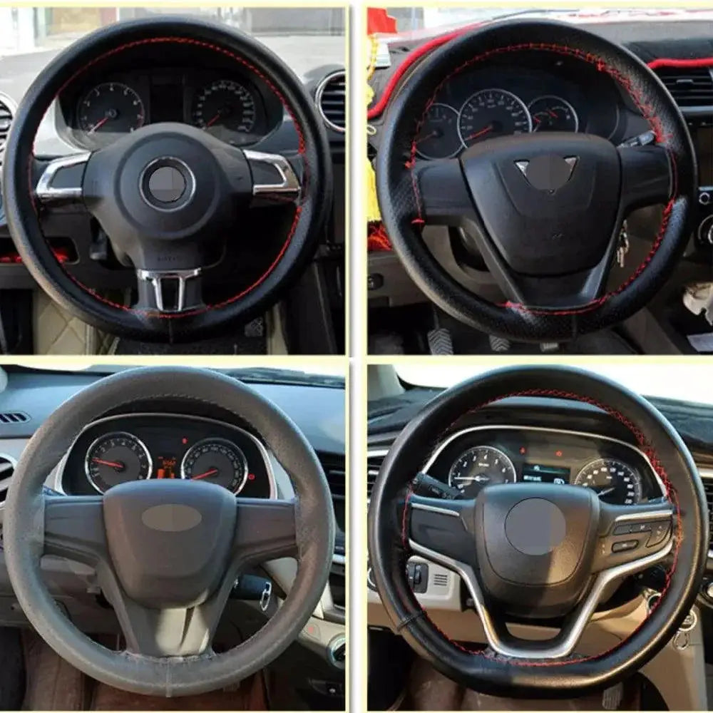 Soft Artificial Leather Steering Wheel Cover Stylish Upgrade