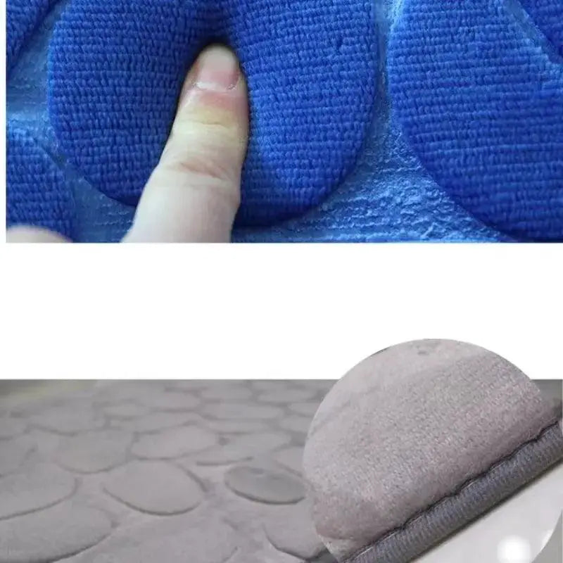 Soft Bathroom Mat Set Absorbent Shower Rugs Comfort