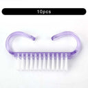 Soft Bristle Nail Brush for Gentle Skin Cleaning Care