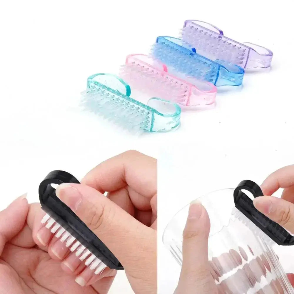 Soft Bristle Nail Brush for Gentle Skin Cleaning Care