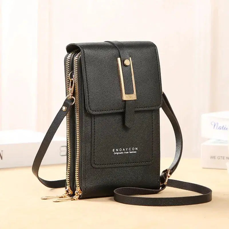 Soft Leather Crossbody Phone Purse Stylish Wallet For Women