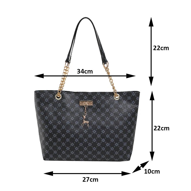 Soft PU Leather Womens Shoulder Bag Large Capacity Tote With Tassel For Everyday