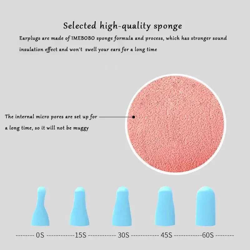 SoftSilence Noise Reduction Ear Plugs for Peaceful Sleep