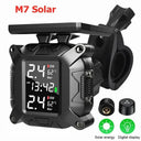 Solar Motorcycle TPMS With Temp Alarm