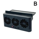 Solar Powered Car Window Vent Fan With 3 Outlets USB Powered Quick Cooling