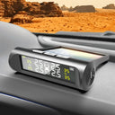 Solar Powered TPMS For Cars With Alerts