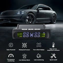 Solar Tire TPMS Monitor for Car Safety