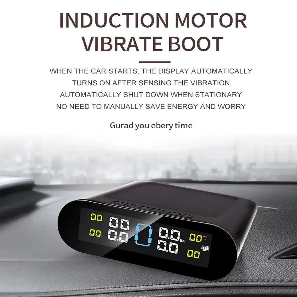 Solar TPMS Kit for Cars Tire Monitoring