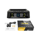 Solar TPMS Kit for Cars Tire Monitoring