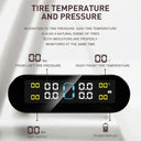 Solar TPMS Kit for Cars Tire Monitoring