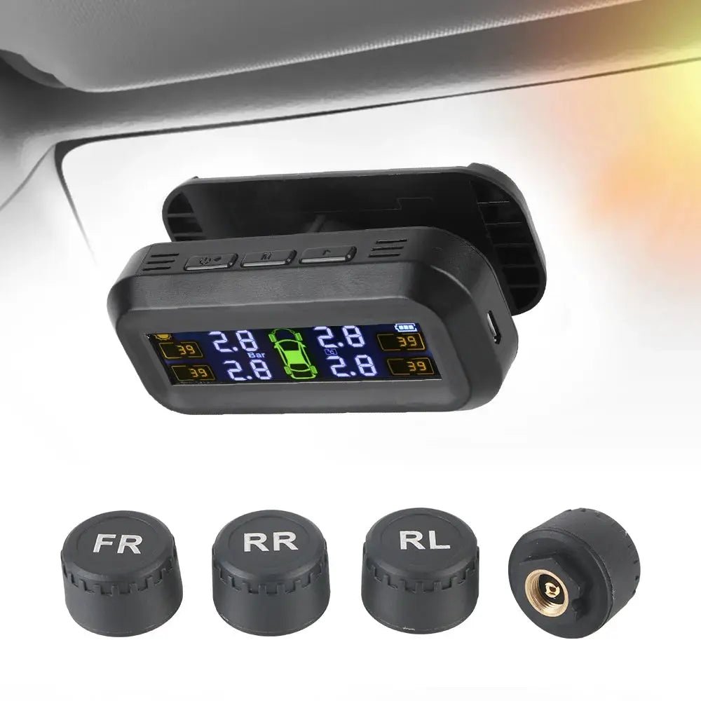Solar USB TPMS For Safer Vehicle Driving
