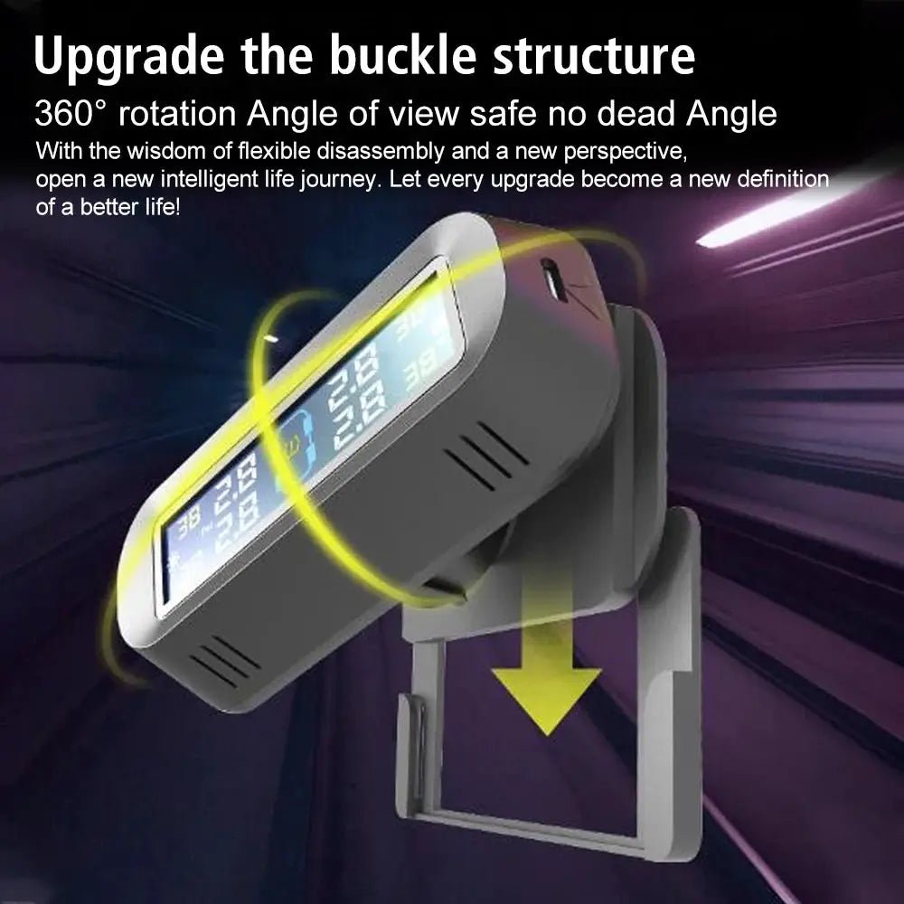 Solar USB TPMS For Safer Vehicle Driving