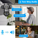Solar-Powered Outdoor Cam for Remote Use