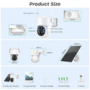 Solar Outdoor Security Camera for Home