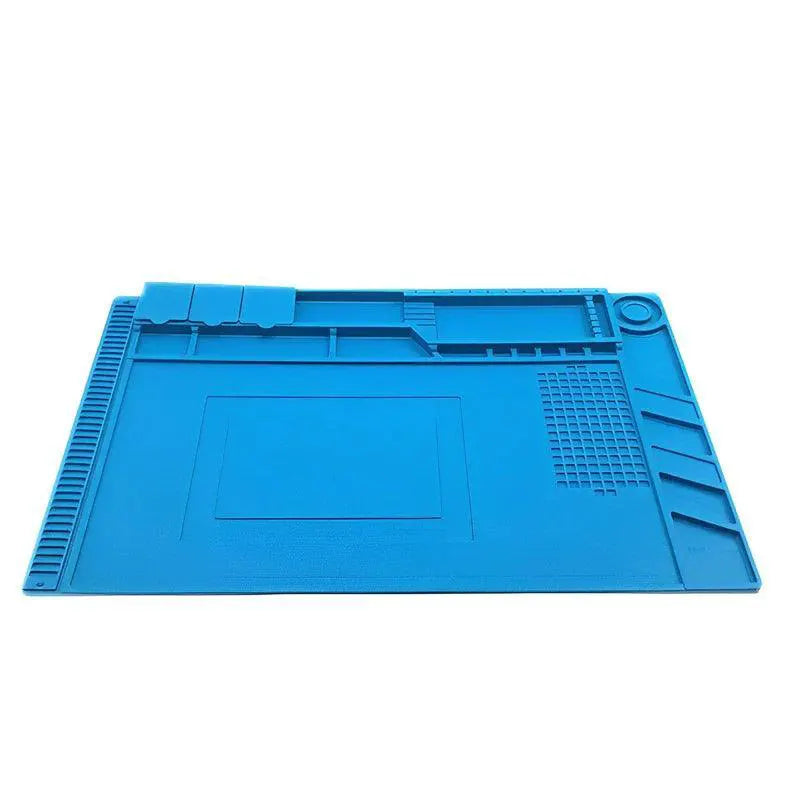 Soldering Mat for Clean Repair Workspace Gel Material Blue