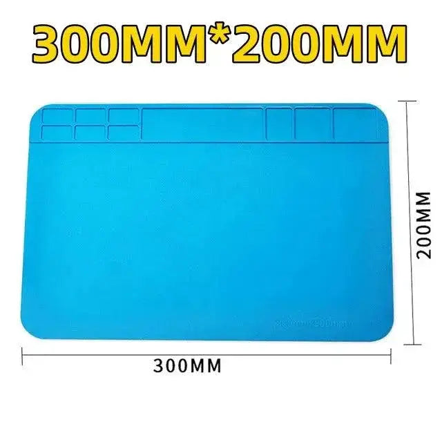 Soldering Mat for Clean Repair Workspace Gel Material Blue