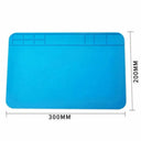 Soldering Mat for Clean Repair Workspace Gel Material Blue