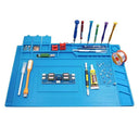 Soldering Mat for Clean Repair Workspace Gel Material Blue