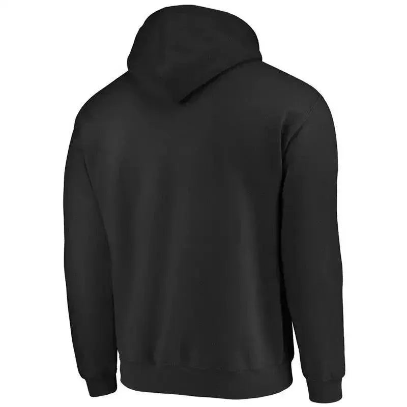 Solid Color Men Fleece Hoodie Hip Hop Streetwear Sweatshirt