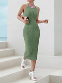 Breathable Knit Tank Dress for Summer