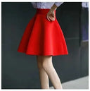 Solid Tutu Skirt Flared Mini Chic Women Stylish Versatile
