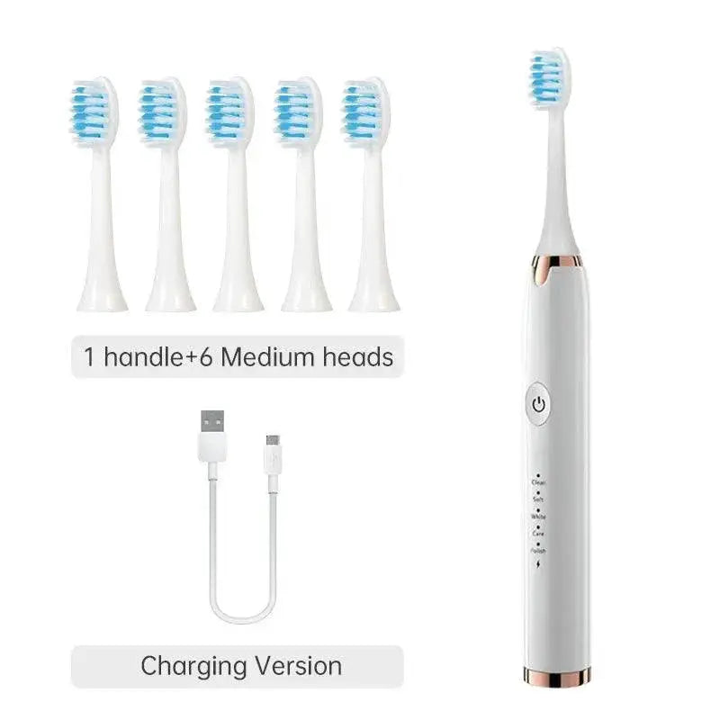Sonic Rechargeable Electric Toothbrush Smart Timer Waterproof