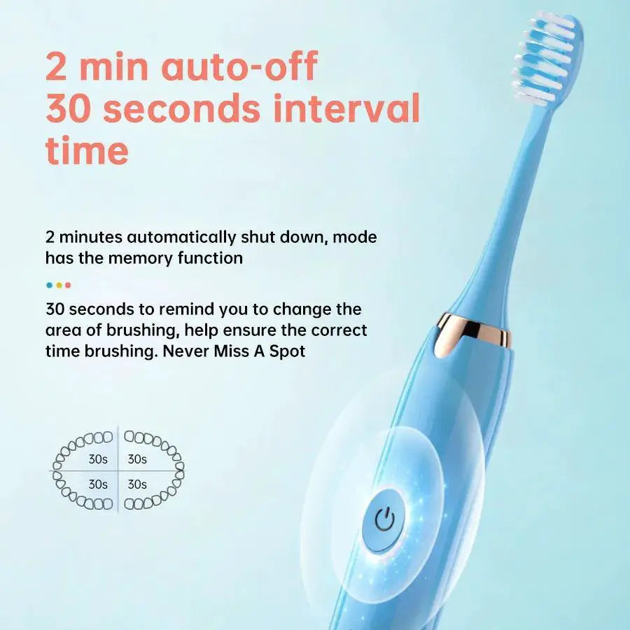 Sonic Rechargeable Electric Toothbrush Smart Timer Waterproof