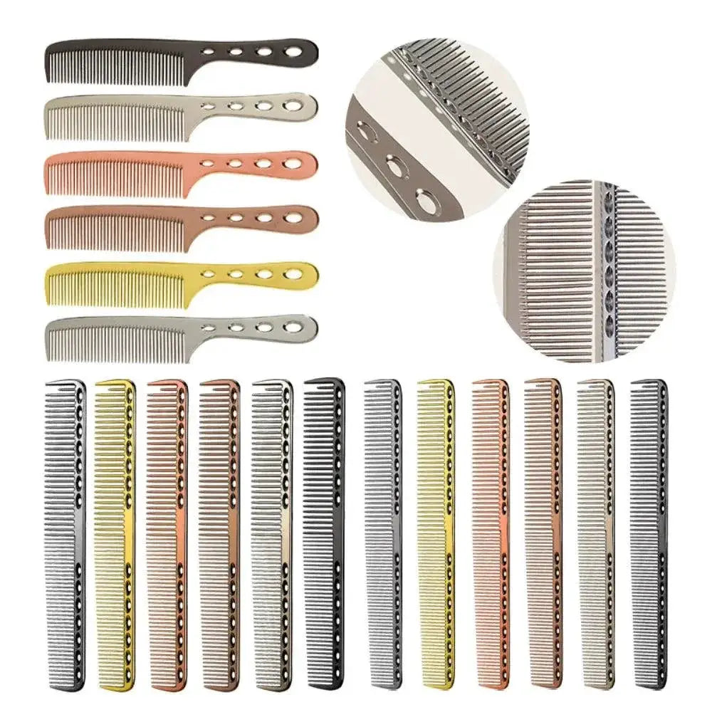 Space Aluminum Comb Pro Ultimate Barber Styling Tool