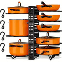 Space-Saving Pot Rack for Dorm Kitchens
