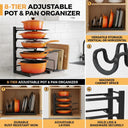 Space-Saving Pot Rack for Dorm Kitchens